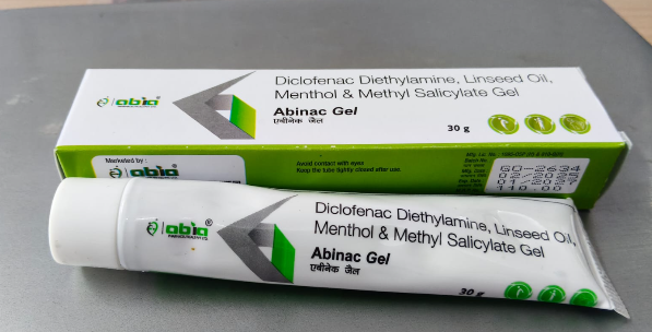 Abinac Gel - Topical pain relief gel by CONNECT PHARMACEUTICALS Mumbai